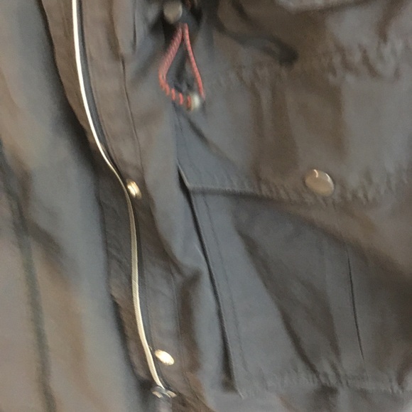 J Crew Utility Nylon Hooded Jacket Size XXS Blue - Picture 6 of 10